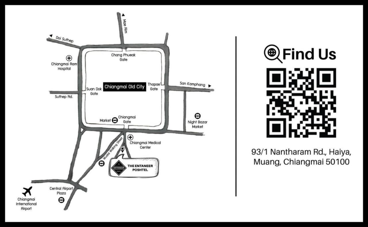 The Entaneer Poshtel Hostel Chiang Mai Exterior foto